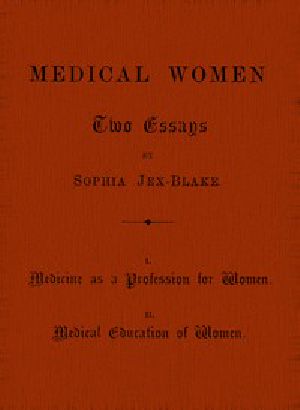 [Gutenberg 52297] • Medical Women: Two Essays